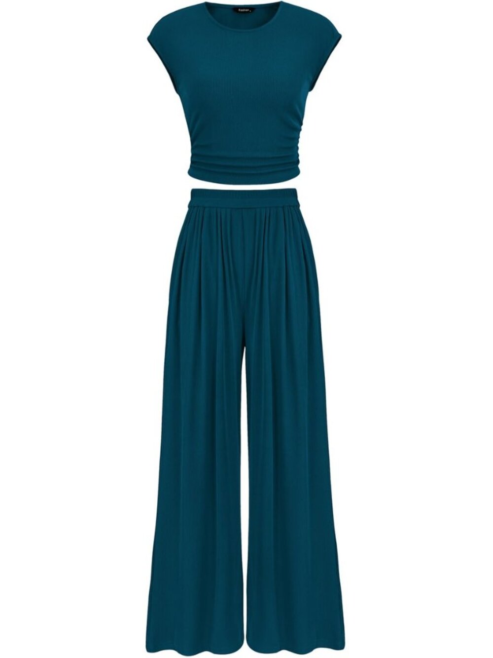 Women Summer 2 Piece Ribbed Knit Lounge Sets